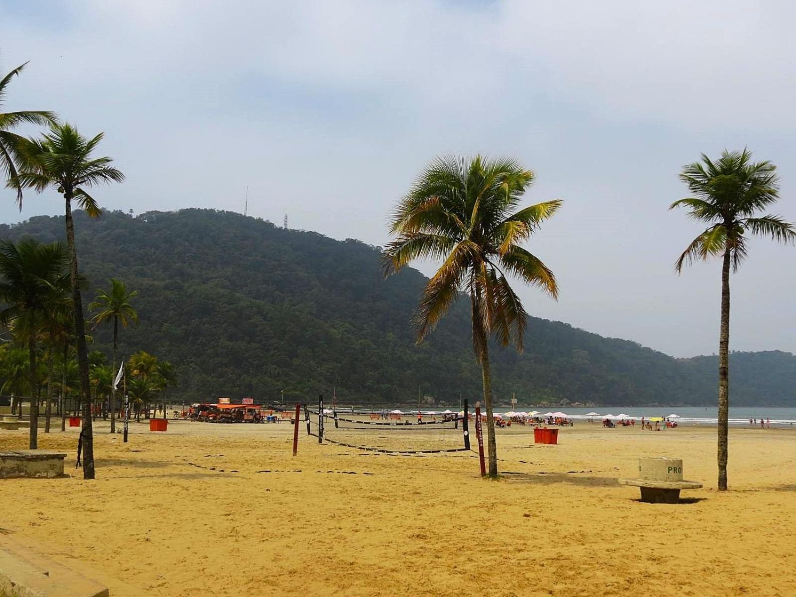 113 Canto Do Forte - 1Dorm - 200 M Da Praia E 20M Dos Bares E Restaurantes - Estacionamento Gratuito E Wi Fi , Tv A Cabo ปรายากรันเด ภายนอก รูปภาพ